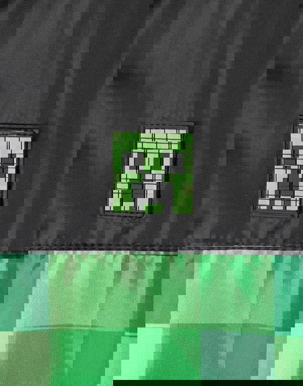 Minecraft Boys Green Creeper Long Sleeve Zip Jacket