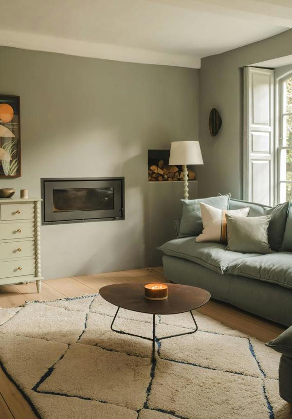 Statement Furniture Bergen Small Coffee Table in Warm Rust Colour
