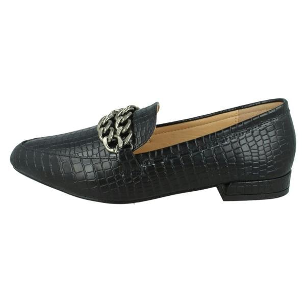 Spot On Ladies Spot On Wide Fit Loafers F80534