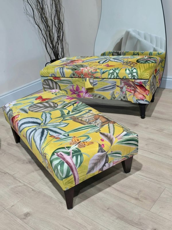 ZEN storage Footstool Pouffe | coffee table footstool non storage - ISTOOLS