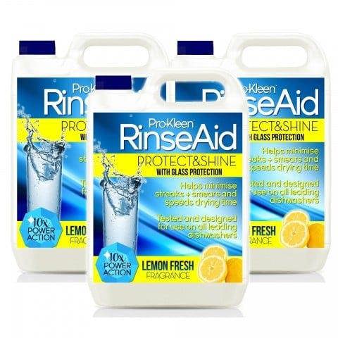 ProKleen Pro-Kleen Rinse Aid (15L + 500ml) - Lemon Fresh - Protect & Shine With Added Glass Protection