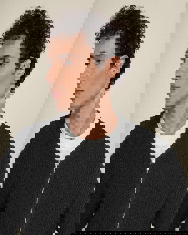 Larsson & Co Lihme - Ribbed V-Neck Cardigan