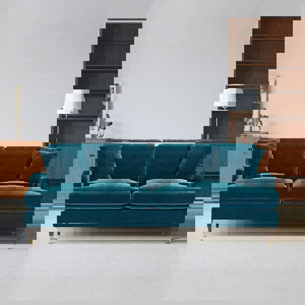 Weilai Concept Ismail Two Seater Sofa, Loveseat, Velvet