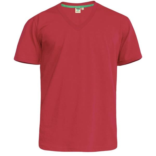 Duke Mens D555 Signature Kingsize T-Shirt - Red - 