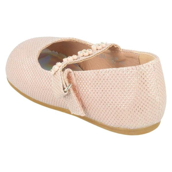 Savannah Girls Savannah Shoes with Flower Detailed Strap