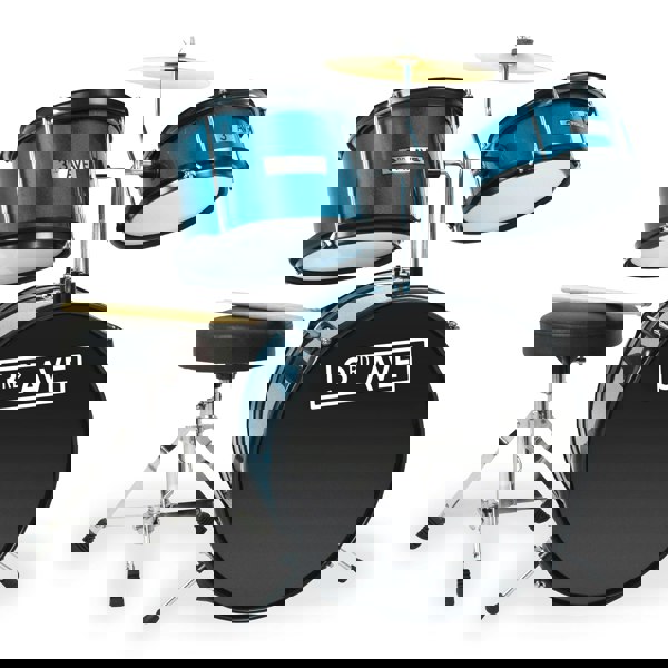 3rd Avenue 3 Piece Junior Drum Kit#colour_Blue