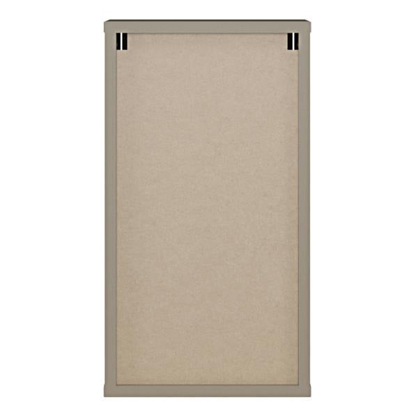 Furniture To Go Alice Springs Hanging Storage Cupboard with 1 Door Push-to-Open in Taupe