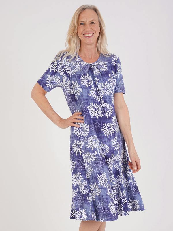 TIGI Batik Floral Print Dress