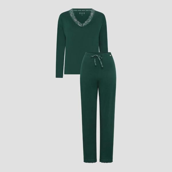 ELLE Super Soft PJ in Green