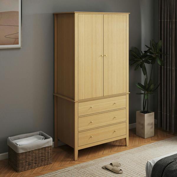 Core Products Henley 2 Door & 3 Drawer Modern Wardrobe