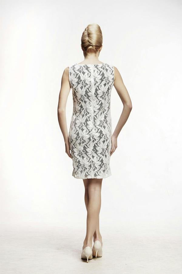 Rumour London Chelsea sleeveless lace overlay dress