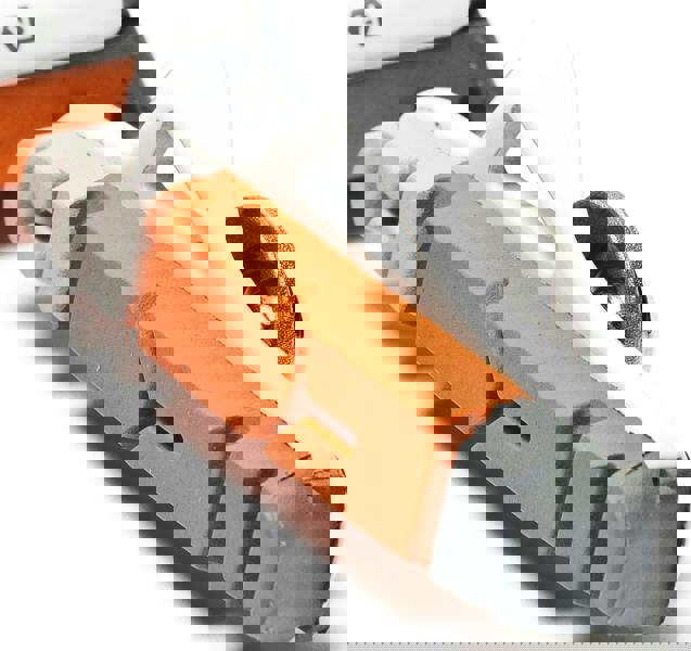 Awe White Cassette Road 55mm Brake Blocks Grey/Orange/White