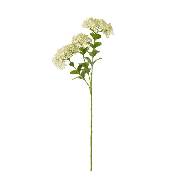 Hill Interiors Sedum Spray Artificial Flower - Cream - 