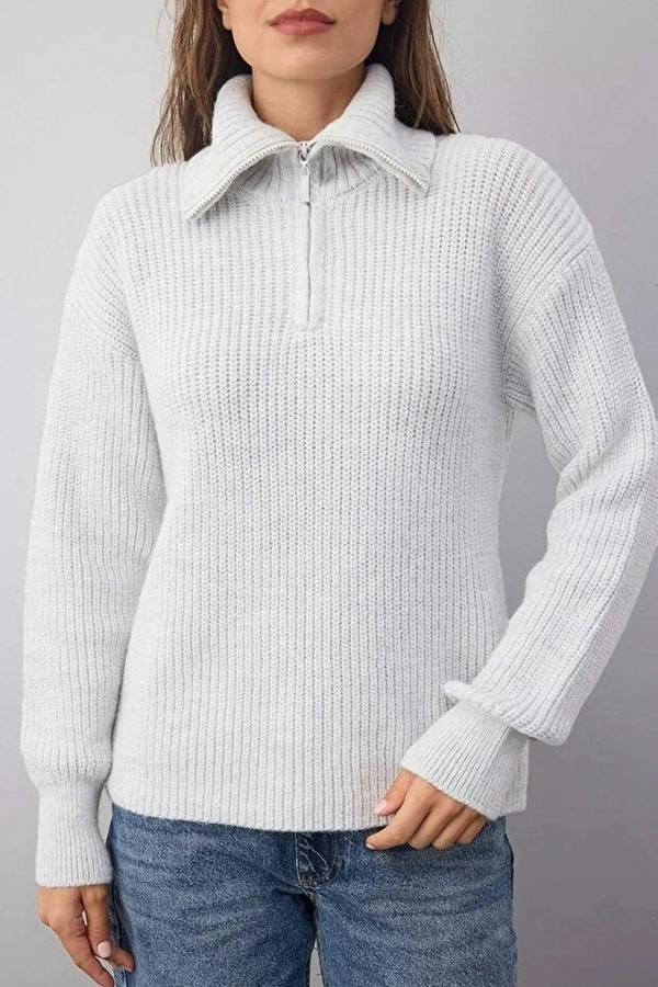 WOVCOR Soft Textured Knit Sweater