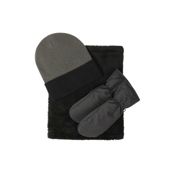 Mountain Warehouse Childrens Winter Accessories Set - Black