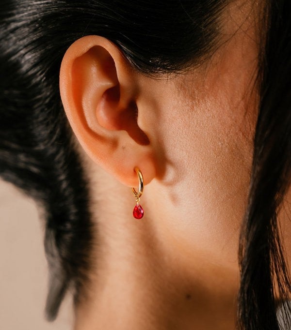 Hafeez Jewellery Anaar Ruby Earrings