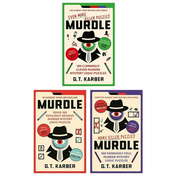 Murdle Puzzle Series - Murdle, Murdle: More Killer Puzzles & Murdle: Even More Killer Puzzles