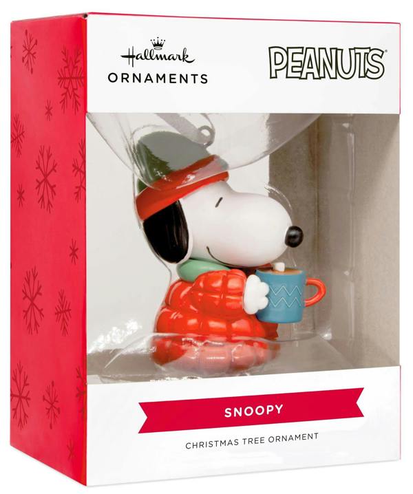 Peanuts - Snoopy with Hot Chocolate Christmas Tree Ornament