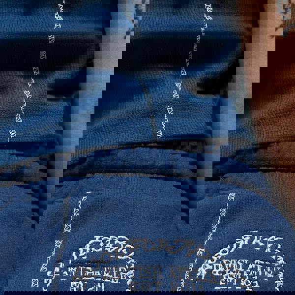 Good For Nothing Blue Vintage Relaxed Fit Shorts - Blue Image 3