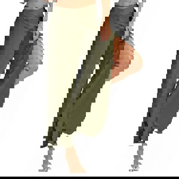 Aquarius Super Soft Modal Spandex Yoga Pilates Pants, Green