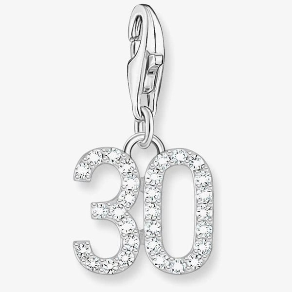 THOMAS SABO Silver 30 Cubic Zirconia Charm 2136-051-21