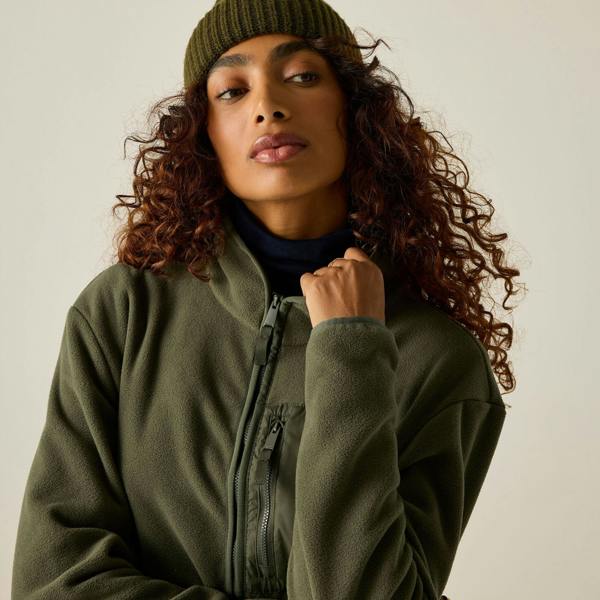 Regatta Womens/Ladies Frankie Full Zip Fleece - Dark Khaki - 