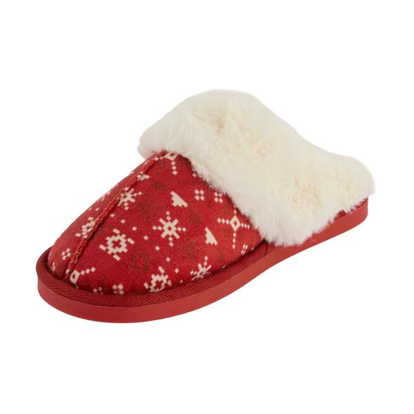 Regatta Womens/Ladies Blitzen Fair Isle Slippers - Navy/Light Vanilla - 