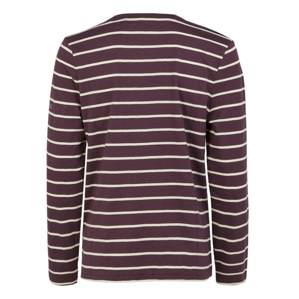 Regatta Womens/Ladies Federica II Stripe Long-Sleeved T-Shirt - Deep Plum/Light Vanilla