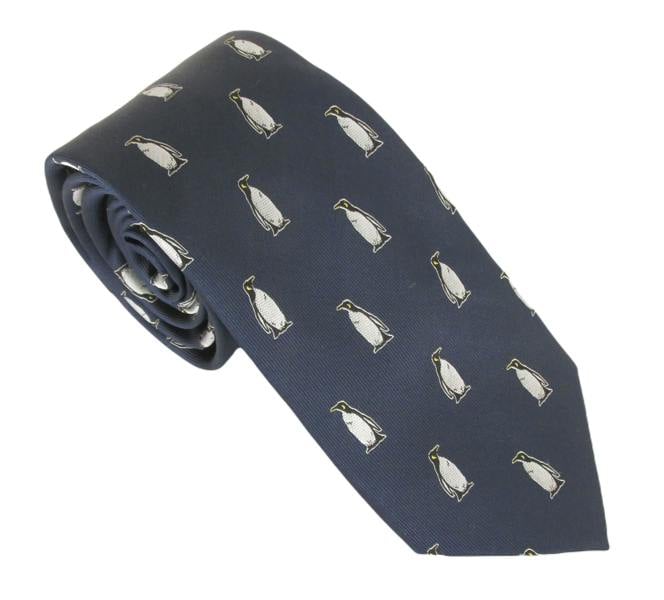 Claudio Lugli Penguin Silk Neck-Tie by Van Buck