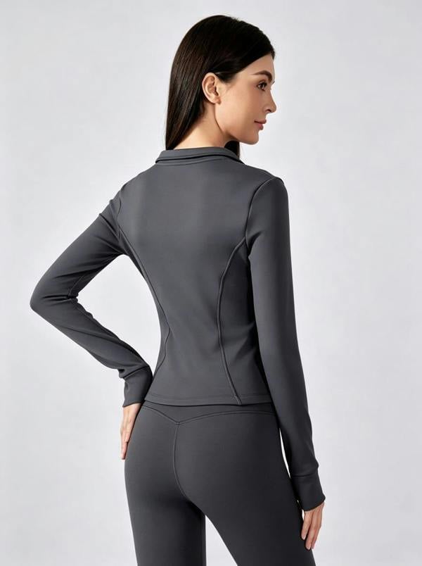 Anniou Cropped Windbreaker Jacket