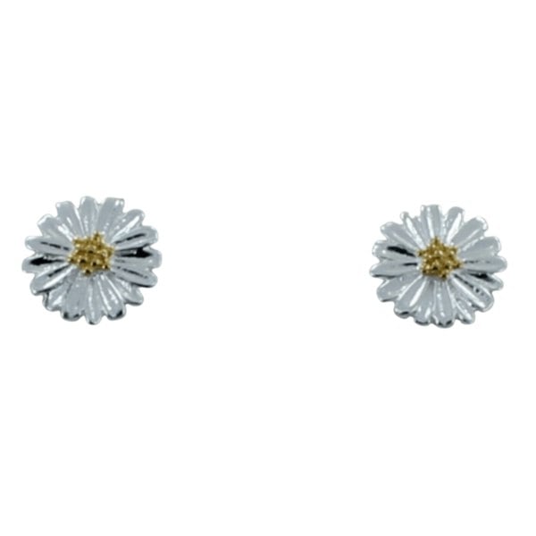 Daisy Sterling Silver Stud Earrings - Reeves & Reeves