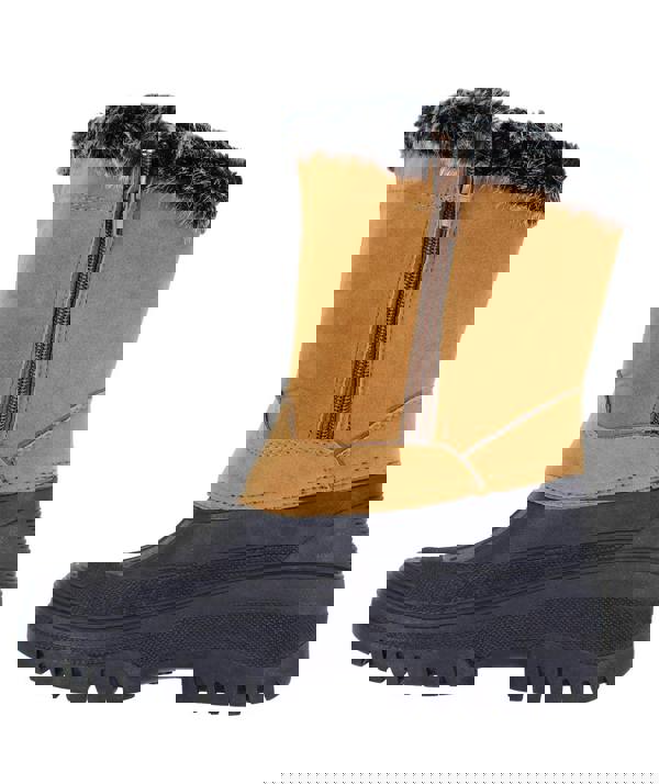 GroundWork Womens Mucker Stable Yard Winter Snow Zip Up/Touch Fasten Boots Wellies