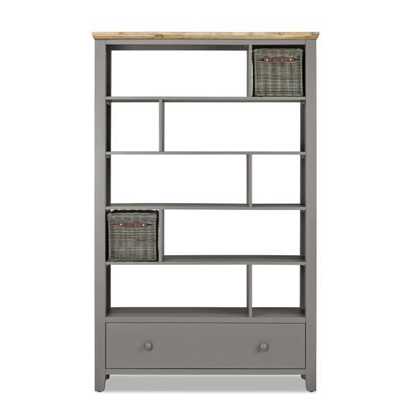 Statement Furniture Florence Room Divider Shelving Storage with Drawer, Fully Assembled