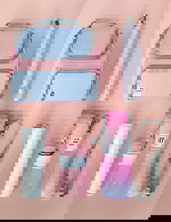 Built New York BUILT Insulated Bottle Bag with Shoulder Strap and Food-Safe Thermal Lining - 'Interactive'