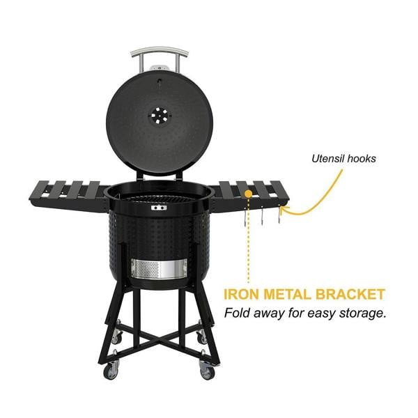 Groundlevel Kamado Charcoal Garden BBQ Grill