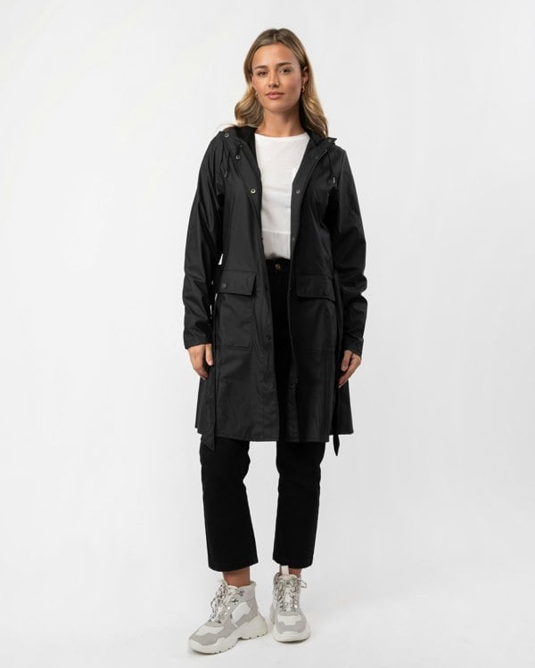 Rains Curve Womens Jacket - 01 Black