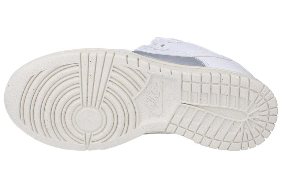 Nike Womens Dunk Low Next Nature Trainers Ib7311 Shoes  001 - Metallic Platinum Summit White 001 - Photo 4