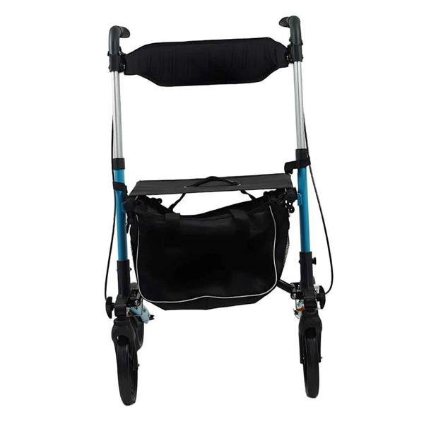 Gr8 Home Lightweight 4 Wheel Rollator Walker with Seat