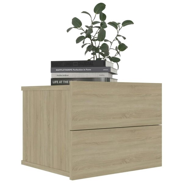 Berkfield Bedside Cabinets 2 pcs Sonoma Oak 40x30x30 cm Engineered Wood