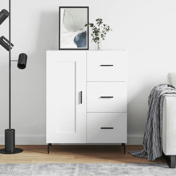 Berkfield Sideboard White 69.5x34x90 cm Engineered Wood