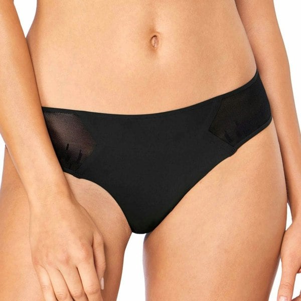 Sloggi S ZERO Feel Signature Low Rise Cheeky Brief, Black