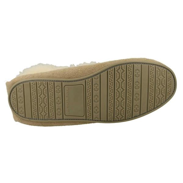 Spot On Ladies Spot On Slip On Slippers Real Suede Moccasin