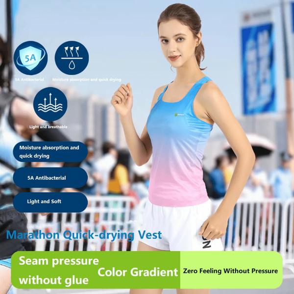 Anniou Seamless Gradient Marathon Vest