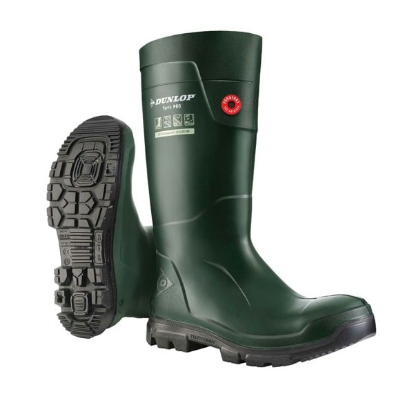 Dunlop Unisex Adult TerraPRO Purofort Wellington Boots - Green