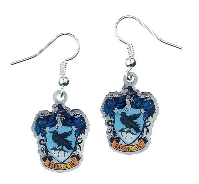 Harry Potter Ravenclaw Crest Drop Earrings