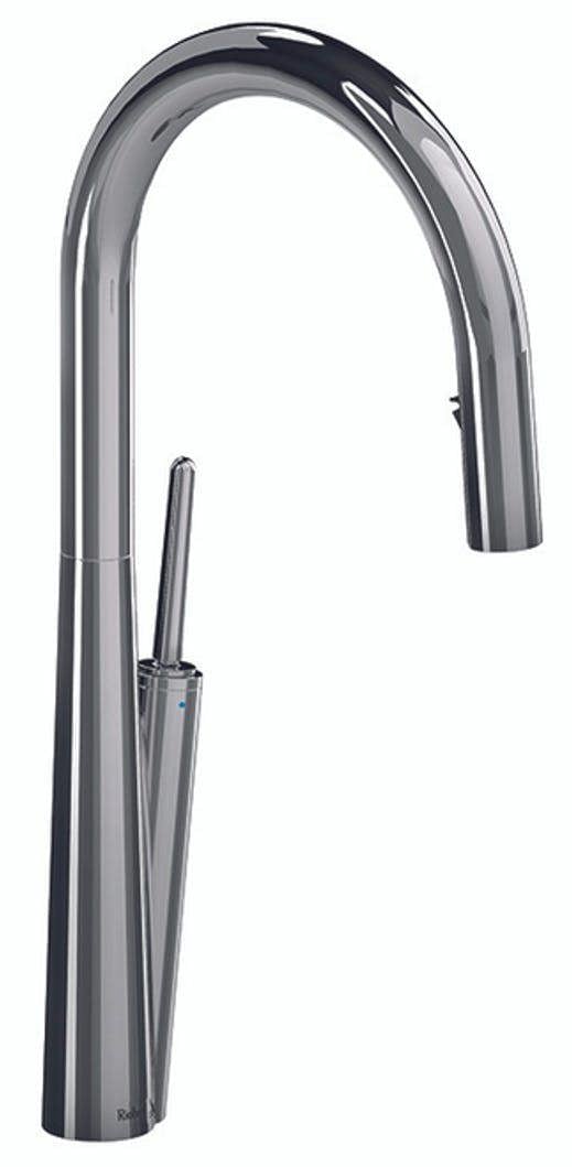 Riobel Solstice Mixer with Pull Down Spray Chrome Kitchen Tap