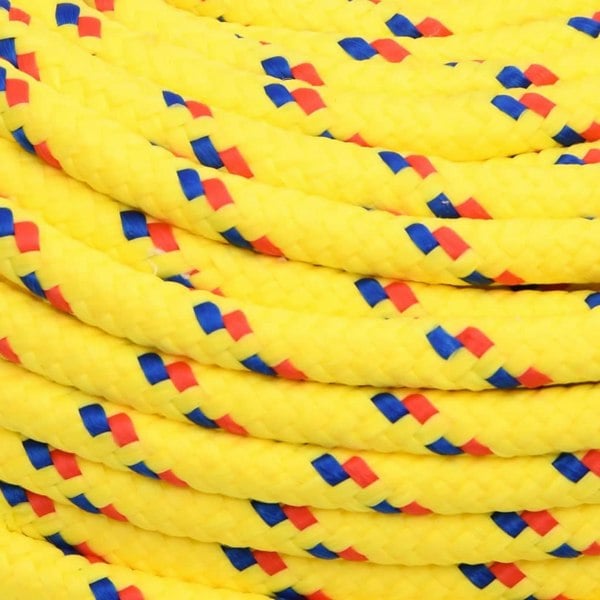 Berkfield Boat Rope Yellow 6 mm 50 m Polypropylene