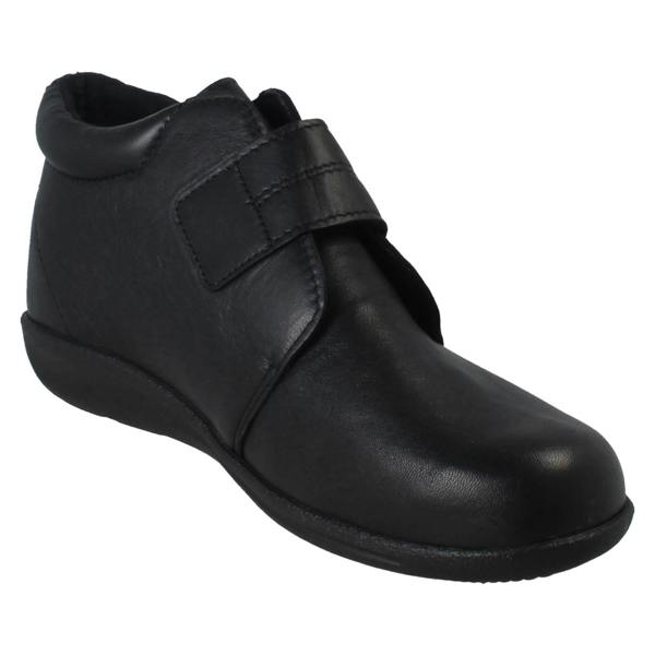 DB Shoes Ladies DB Shoes Hook and Loop Strap Casual Ankle Boots Ferry
