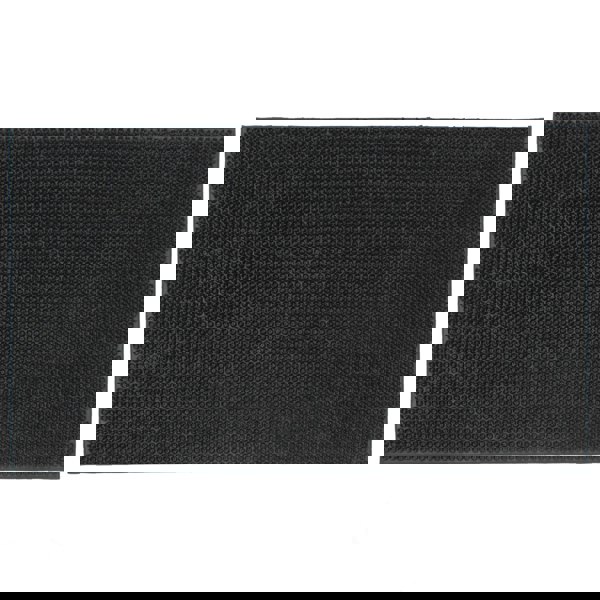 JVL Condor Classic Astro Turf-Look Rubber Scraper Mat, Black, 45x75cm