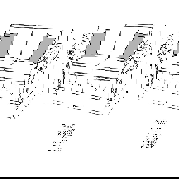 Oakland Marble Leather 3 Piece Sofa Suite - 2